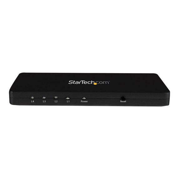 StarTech 4K HDMI 4-Port Video Splitter, 7.1 Surround Sound Audio Support