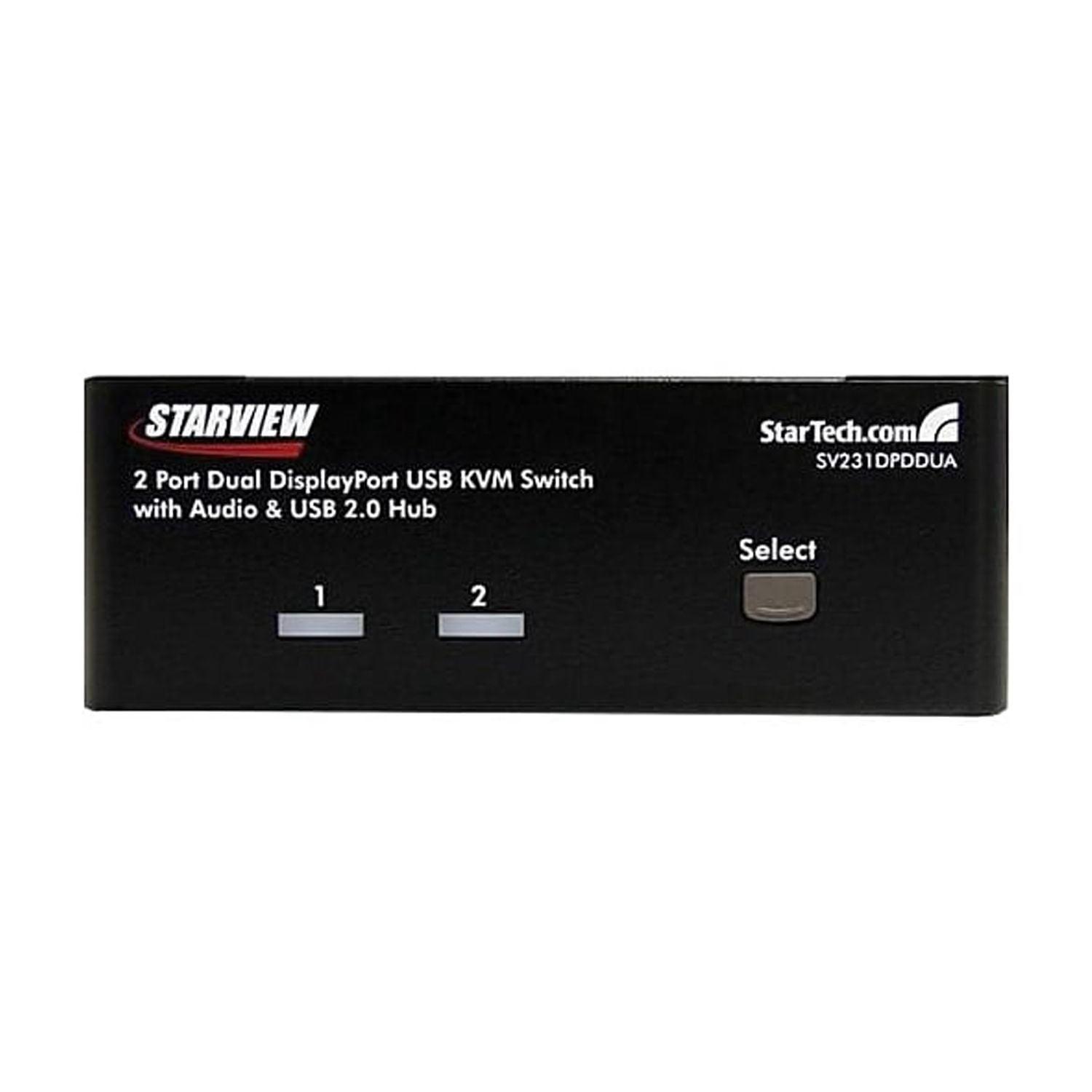 StarTech 2 Port Dual DisplayPort USB KVM Switch with Audio SV231DPDDUA