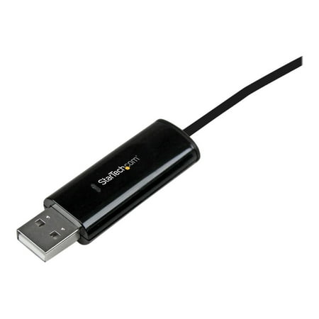 StarTech 2 Port USB KM Switch Cable w/ File Transfer for PC and Mac SVKMS2