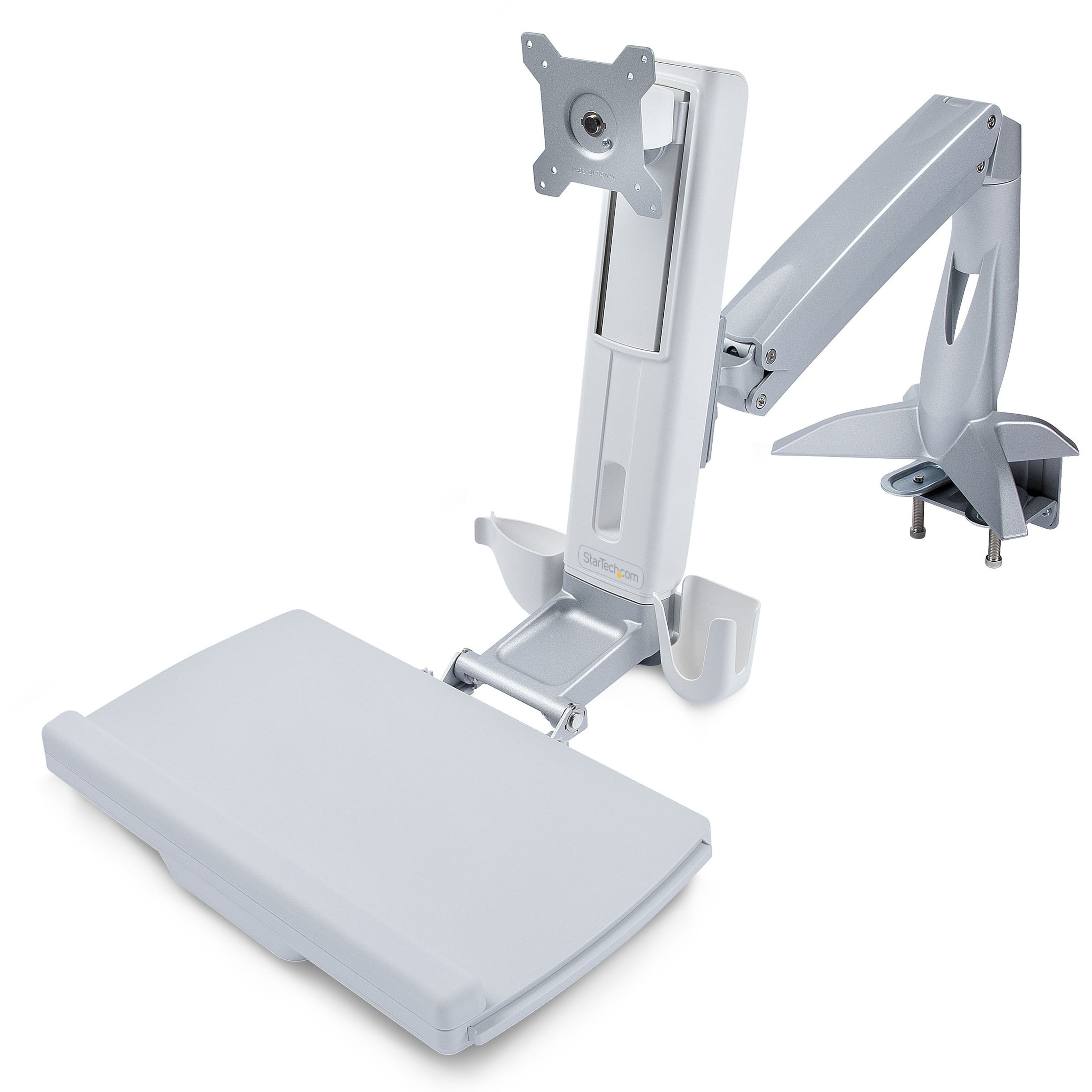 StarTech SitStand Monitor Arm Keyboard Tray Desk Mount up to 27