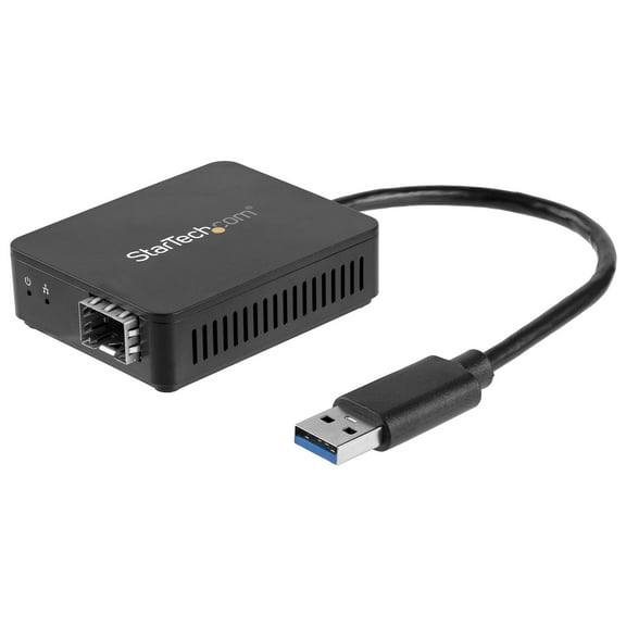 StarTech USB 3.0 to Fiber Optic Open SFP Gigabit Network Adapter Converter