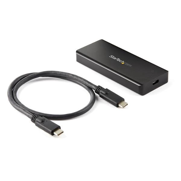 Startech.com Type-c 10gbps M.2 Nvme Pcie Ssd Enclosure, Rugged Aluminum External M.2 Pcie M-key Case Ip67 Rated, 1gb/s Read/write, Supports 2230/2242/2260/2280, Tb3 Compatible, Mac/pc - 1.6ft Type-c