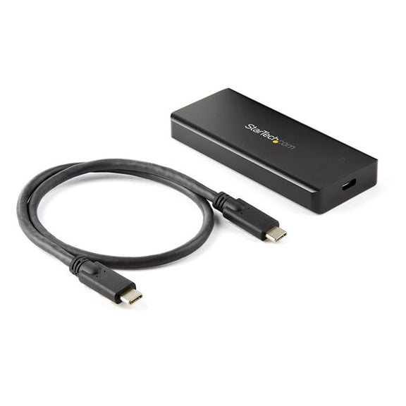 Startech.com Type-c 10gbps M.2 Nvme Pcie Ssd Enclosure, Rugged Aluminum External M.2 Pcie M-key Case Ip67 Rated, 1gb/s Read/write, Supports 2230/2242/2260/2280, Tb3 Compatible, Mac/pc - 1.6ft Type-c