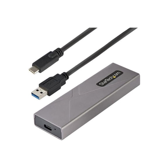 StarTech USB-C 10Gbps to M.2 NVMe or M.2 SATA SSD Enclosure M2USBCNVMESATA