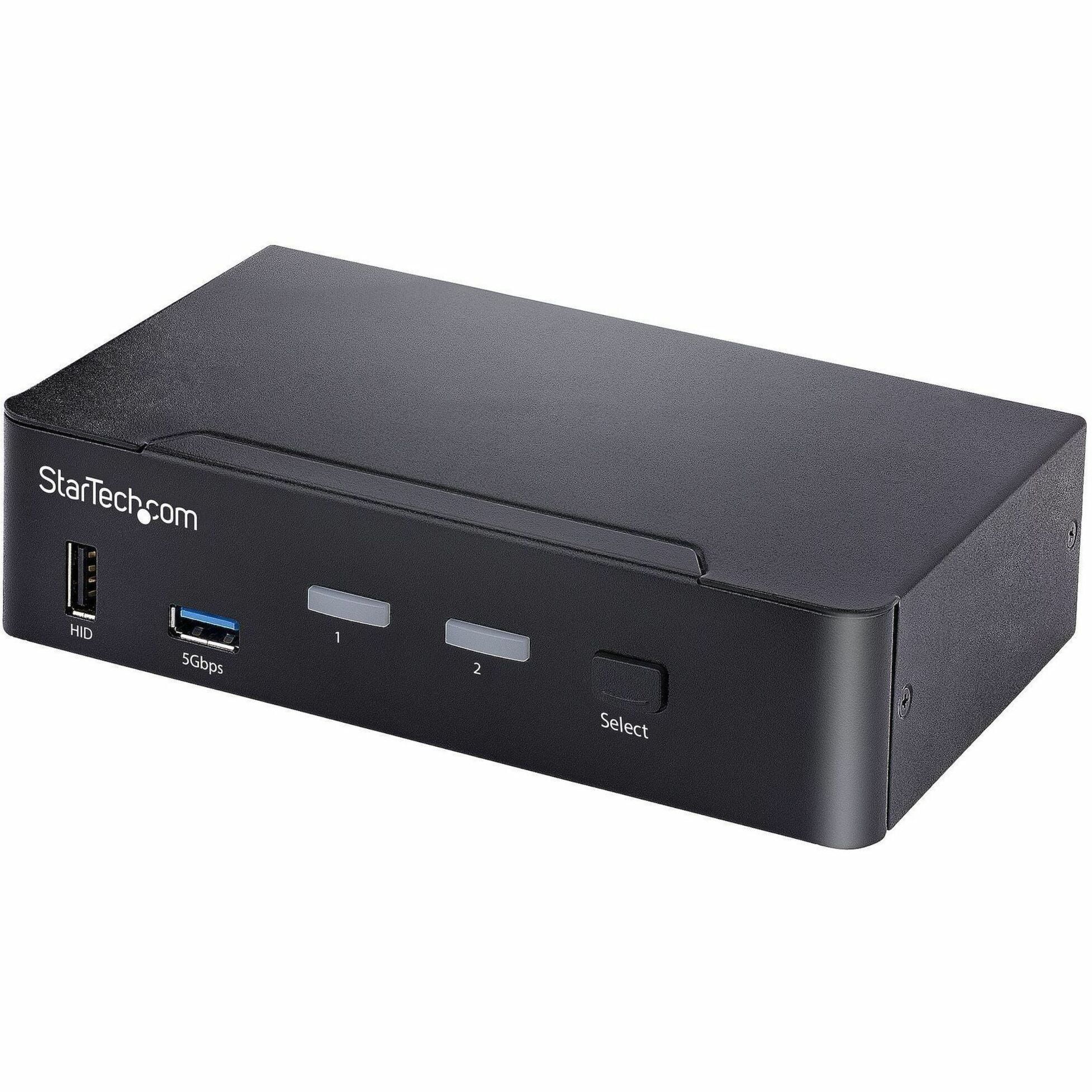 StarTech USB C KVM Switch 2 Port DisplayPort SV231DPUCA