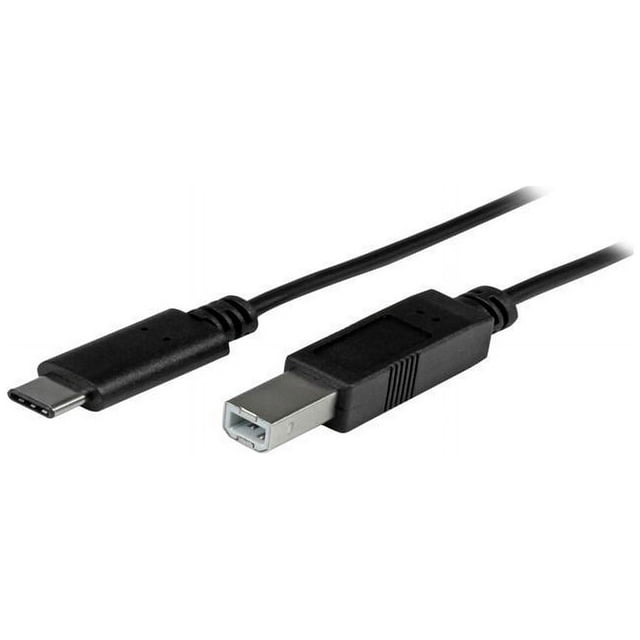 StarTech USB2CB1M USB C to USB B Printer Cable - 3 ft. / 1m - USB C Printer Cable - USB C to USB B Cable - USB Type C to Type B