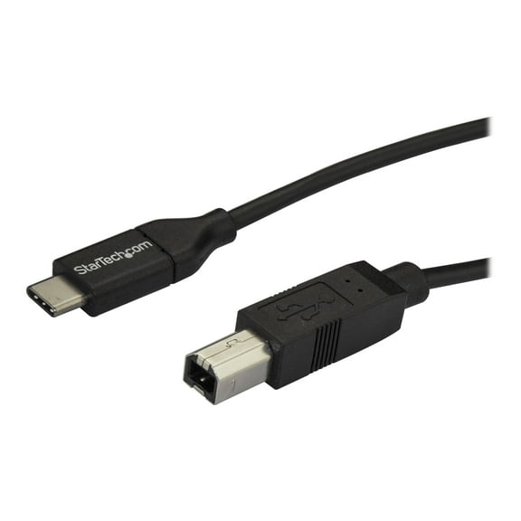 StarTech.com USB2CB2M Black USB-C to USB-B Cable