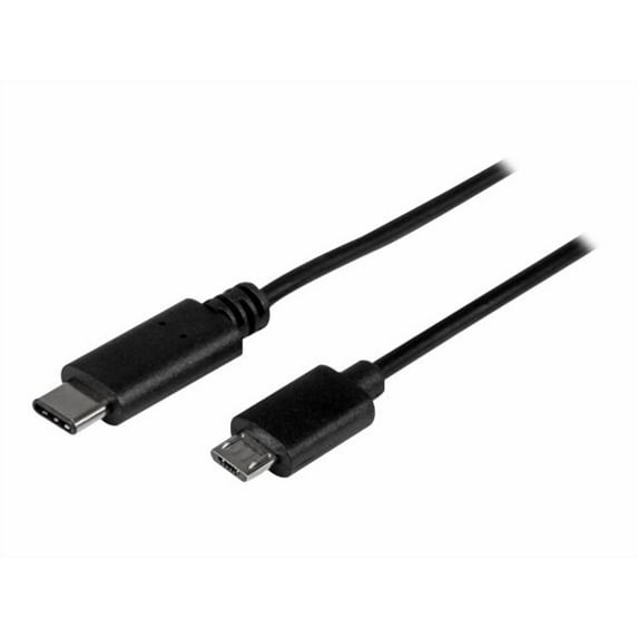 StarTech USB2CUB1M USB C to Micro USB Cable - 3 ft. / 1m - USB 2.0 Cable - Micro USB Cord - Micro B USB C Cable - USB 2.0 Type C