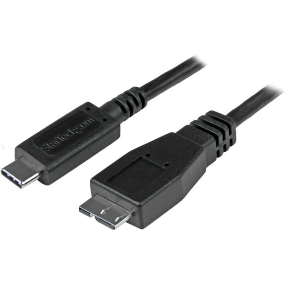 StarTech USB31CUB1M USB C to Micro USB Cable - 3 ft. / 1m - USB 3.1 - 10Gbps - Micro USB Cord - USB Type C to Micro USB Cable