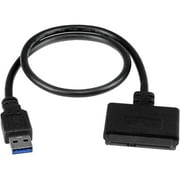 StarTech USB3S2SAT3CB USB 3.0 to 2.5 SATA III Hard Drive Adapter Cable w/ UASP - SATA to USB 3.0 Converter for SSD/HDD - Hard Drive Adapter Cable