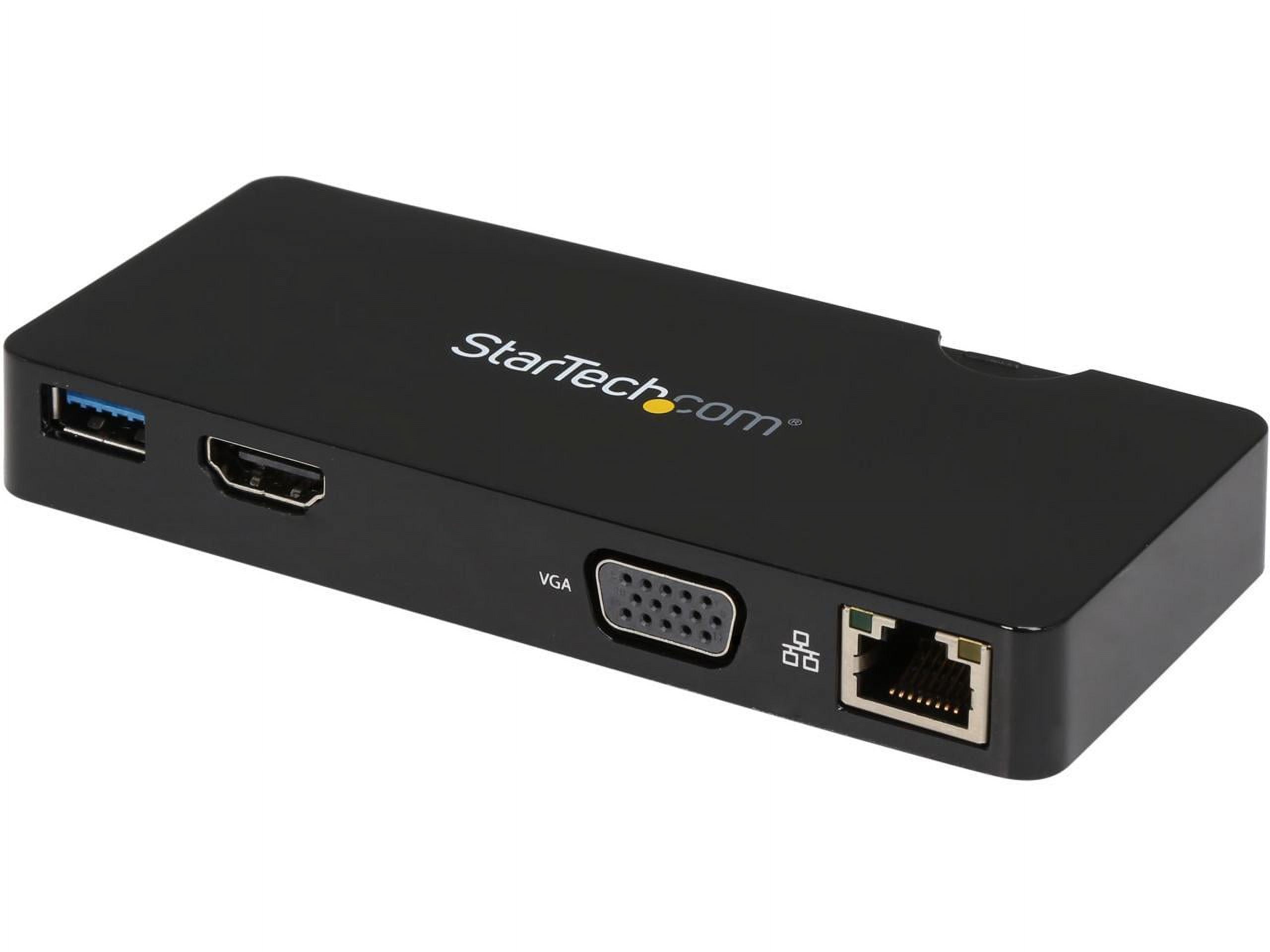 StarTech USB3SMDOCKHV Travel Docking Station for Laptops HDMI or VGA USB 3.0