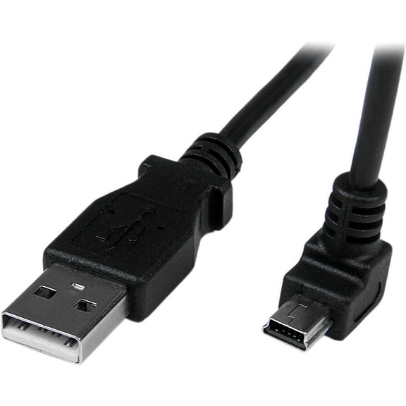 StarTech USBAMB2MD 2m Mini USB A to Down Angle Mini B Cable - Black