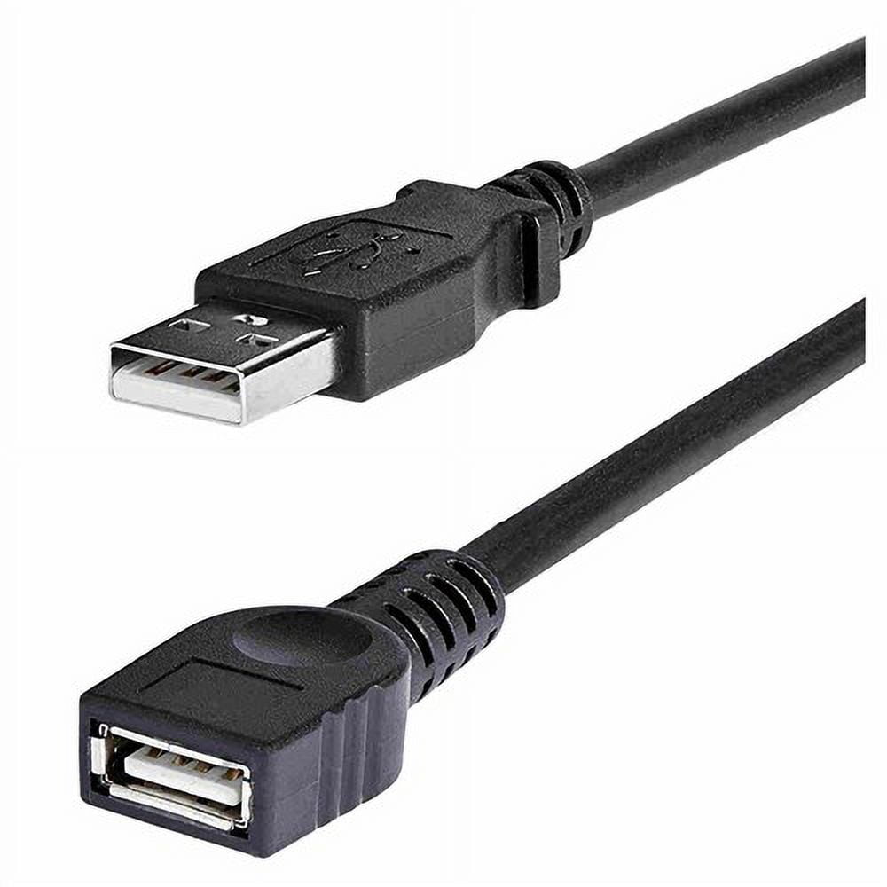   Basics USB-A to USB-B 2.0 Cable for Printer or External  Hard Drive, Gold-Plated Connectors, 6 Foot, Black
