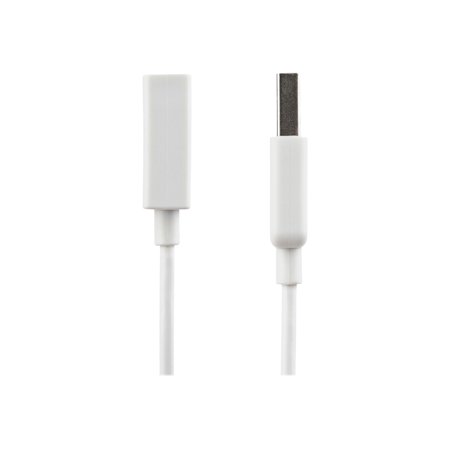 StarTech USBEXTPAA1MW 3.28 ft White USB 2.0 Extension Cable A to A M-F