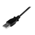 thumbnail image 1 of StarTech.com 0.5m Micro USB Cable - A to Up Angle Micro B - 1.64 ft USB Data Transfer Cable - First End: 1 x Type A Male USB - Second End: 1 x Type B Male Micro USB - 60 MB/s - Shielding - Black, 1 of 5