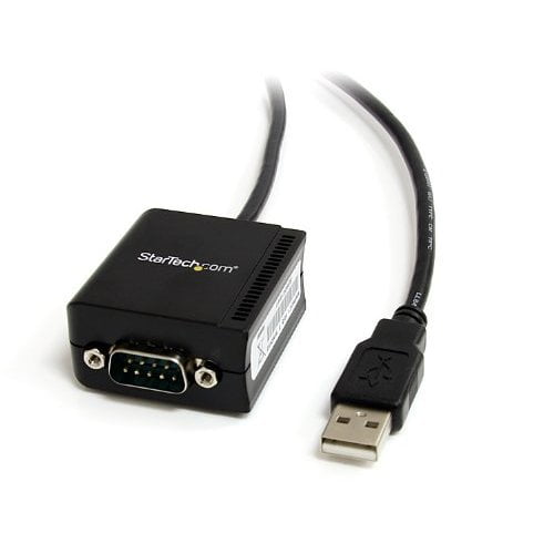 StarTech 6' 1 Port FTDI USB to Serial RS232 Adapter Cable with COM Retention