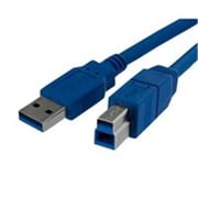 1 ft. Super Speed USB 3.0 A to B Male to Male Cable - Blue