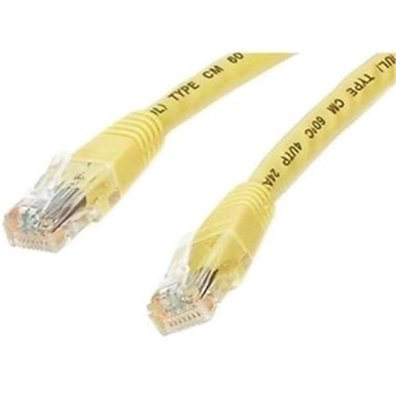 StarTech.com 10 ft. Yellow Molded Cat6 UTP Patch ETL Verified