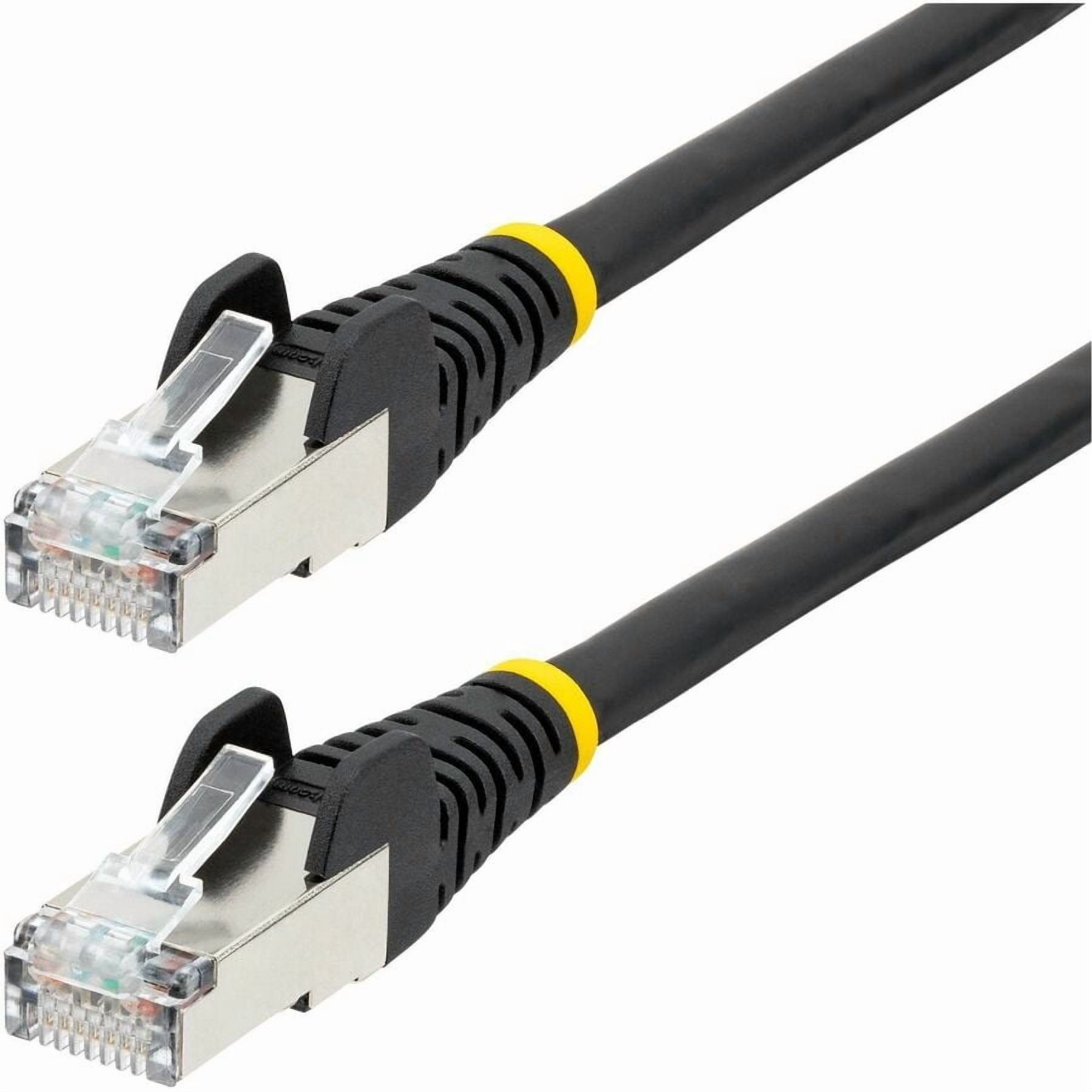 StarTech 100ft Black CAT6a Ethernet Cable, Snagless RJ45, 10GbE, 100W PoE++, S/FTP, 500MHz, 27AWG Pure Bare Copper, LSZH