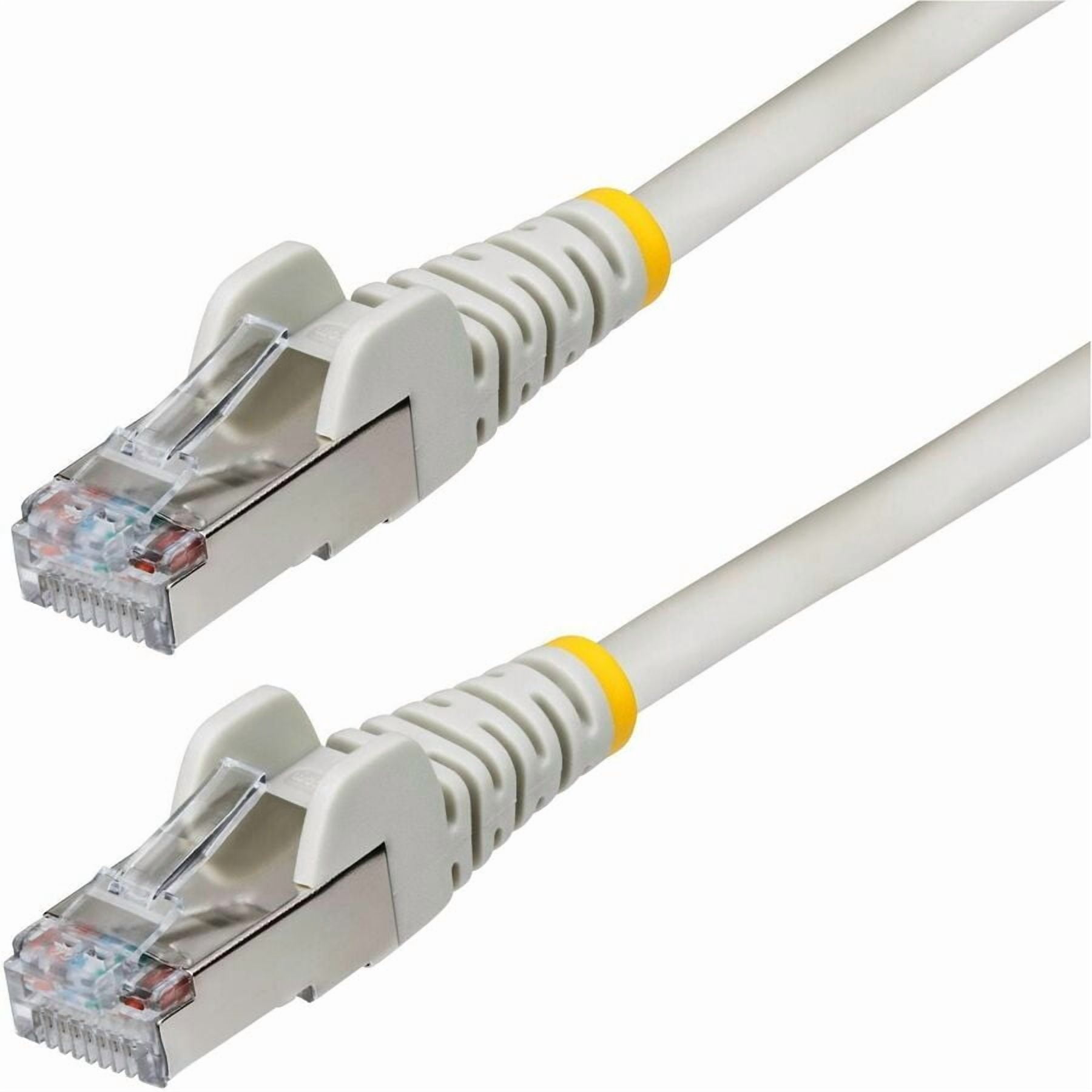 StarTech 100ft Gray CAT6a Ethernet Cable, Snagless RJ45, 10GbE, 100W PoE++, S/FTP, 500MHz, 27AWG Pure Bare Copper, LSZH