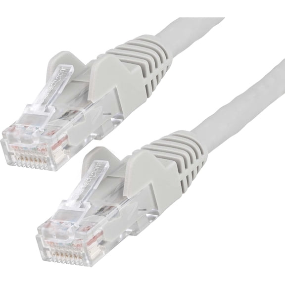 StarTech 10m CAT6 Ethernet Cable, LSZH (Low Smoke Zero Halogen), 10 GbE Snagless 100W PoE UTP RJ45 Grey CAT 6 Network Patch Cord, ETL