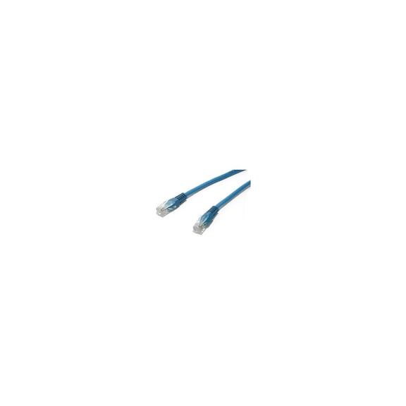 Startech 12 ft Blue Molded Cat5e UTP Patch Cable - Category 5e - 12 ft - 1 x RJ-45 Male - 1 x RJ-45 Male - Blue