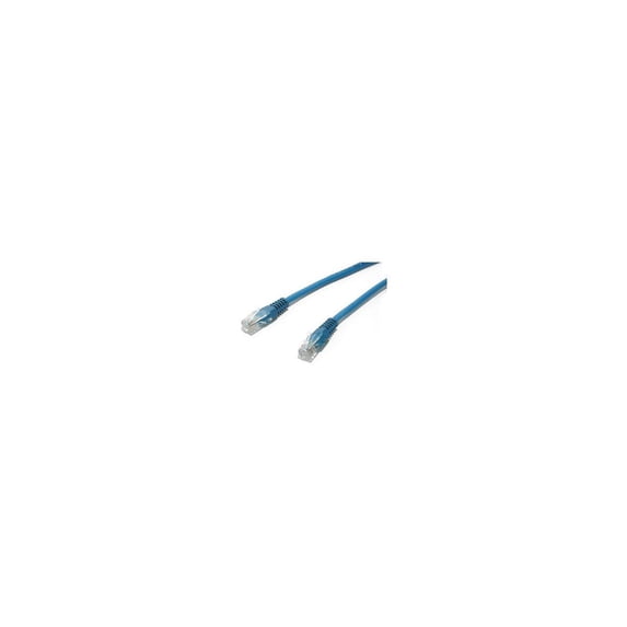 Startech 12 ft Blue Molded Cat5e UTP Patch Cable - Category 5e - 12 ft - 1 x RJ-45 Male - 1 x RJ-45 Male - Blue