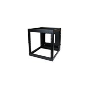 StarTech 12U 22in Depth Hinged Open Frame Wallmount Server Rack (RK1219WALLOH)
