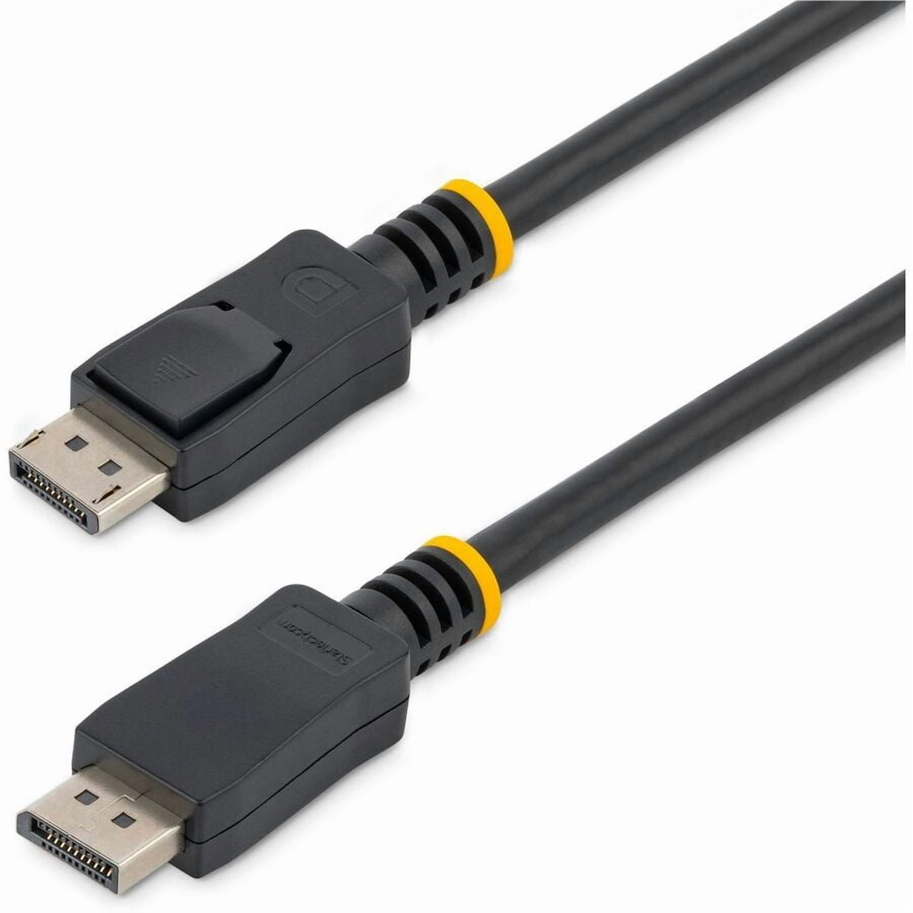 StarTech.com 10-Pack 15ft (4.6m) DisplayPort 1.2 Cable, 4K x 2K UHD VESA Certified DP Cable, DP Cord for Monitor, Latching Connectors