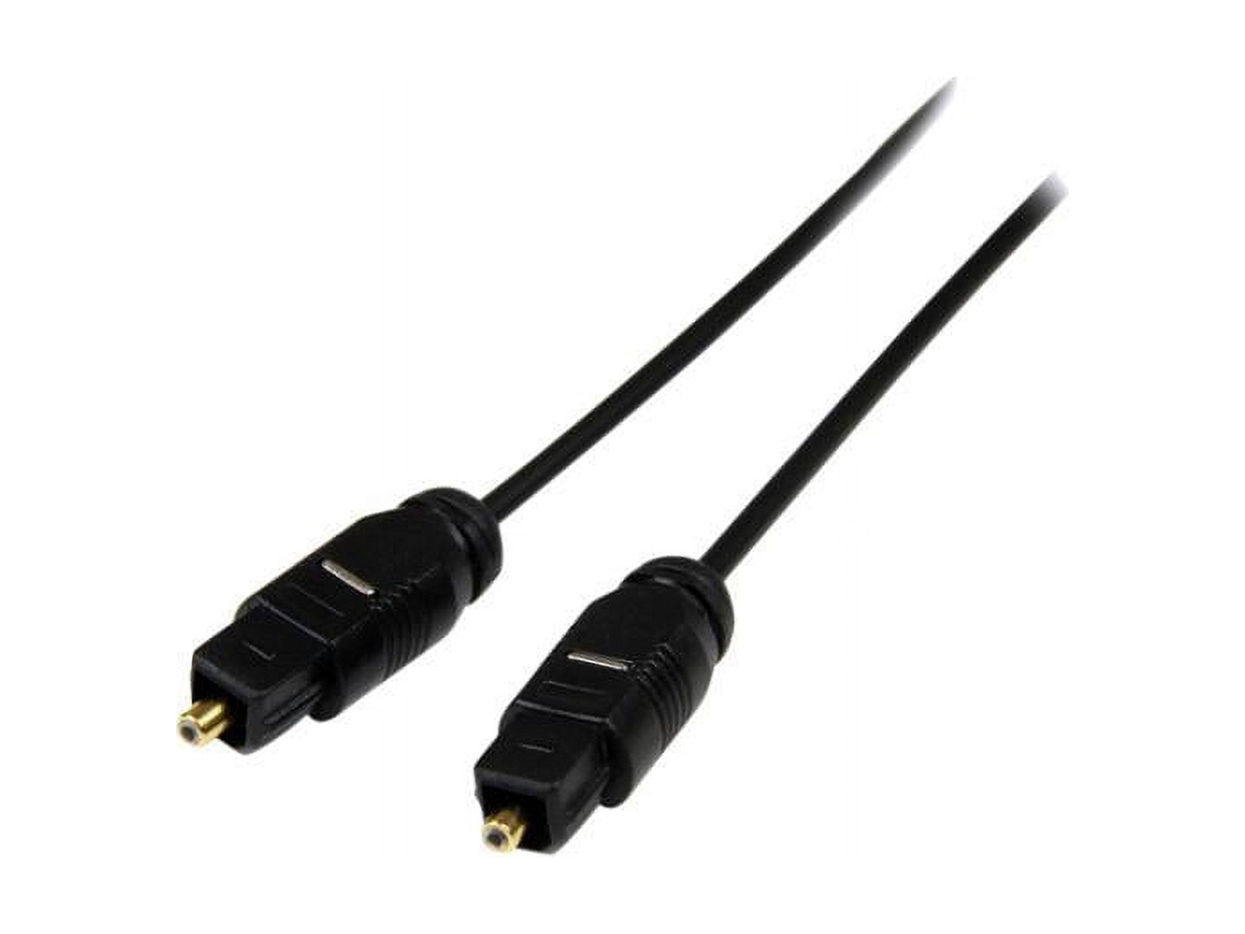 StarTech.com 15 ft Thin Toslink Digital Optical SPDIF Audio Cable - image 1 of 2