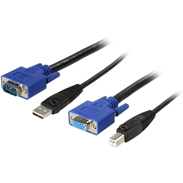 StarTech.com 15 ft. USB+VGA 2-in-1 KVM Switch Cable SVUSB2N1_15