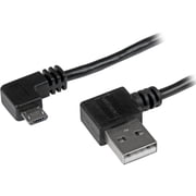 1m 3 ft Micro-USB Cable with Right-Angled Connectors - M/M - USB A to Micro B Cable
