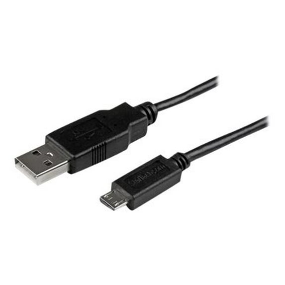 StarTech.com 1m Mobile Charge Sync USB to Slim Micro USB Cable M/M ...