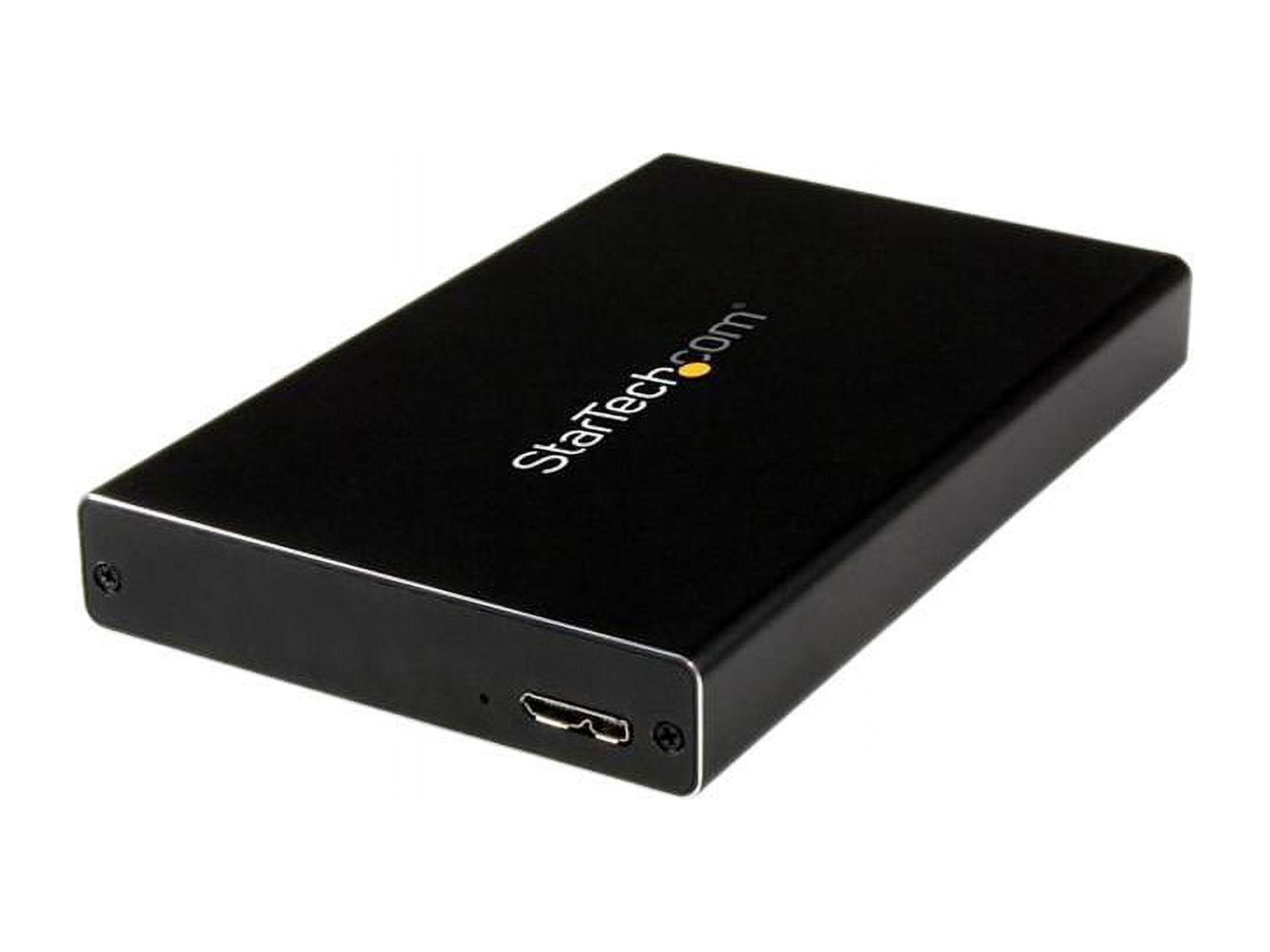 StarTech.com 2.5" IDE Hard Drive Enclosure - Supports UASP - Aluminum - IDE and SATA - USB 3.0 HDD Enclosure - External Drive