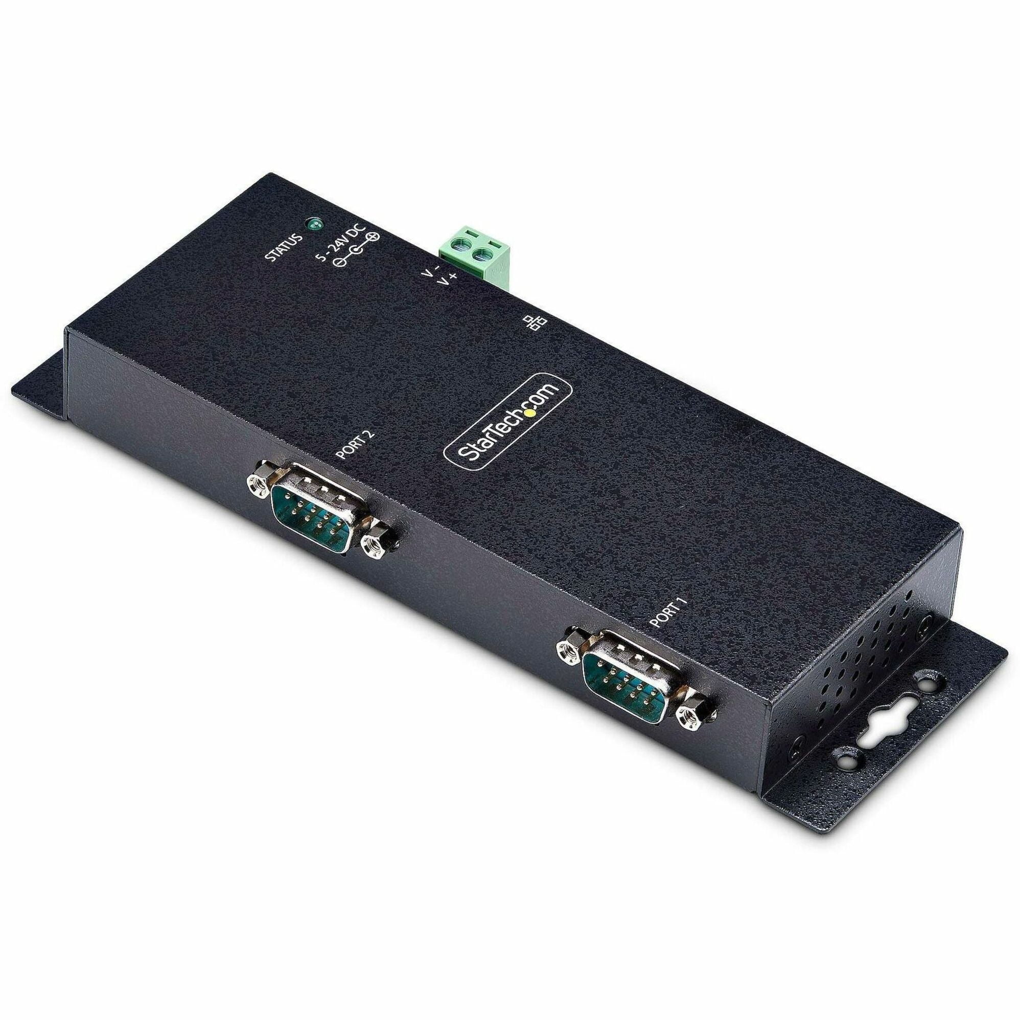 StarTech.com 2-Port Serial to Ethernet Adapter - IP Serial Device ...
