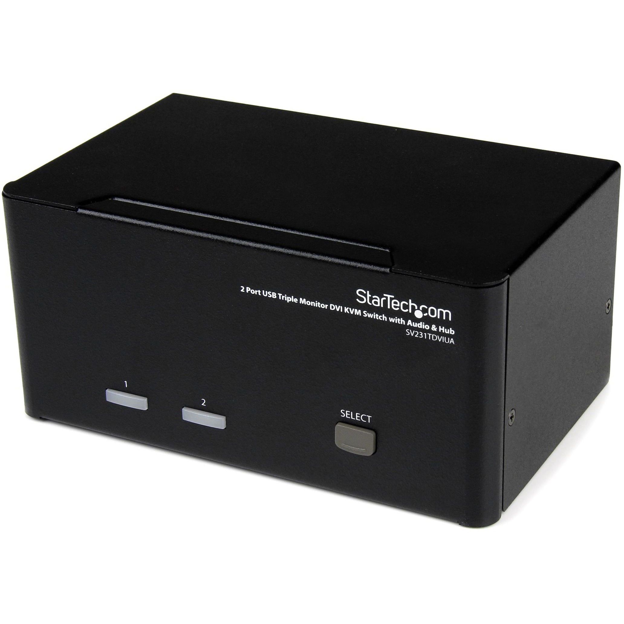 StarTech.com 2 Port Triple Monitor DVI USB KVM Switch with Audio & USB 2.0 Hub - image 1 of 3