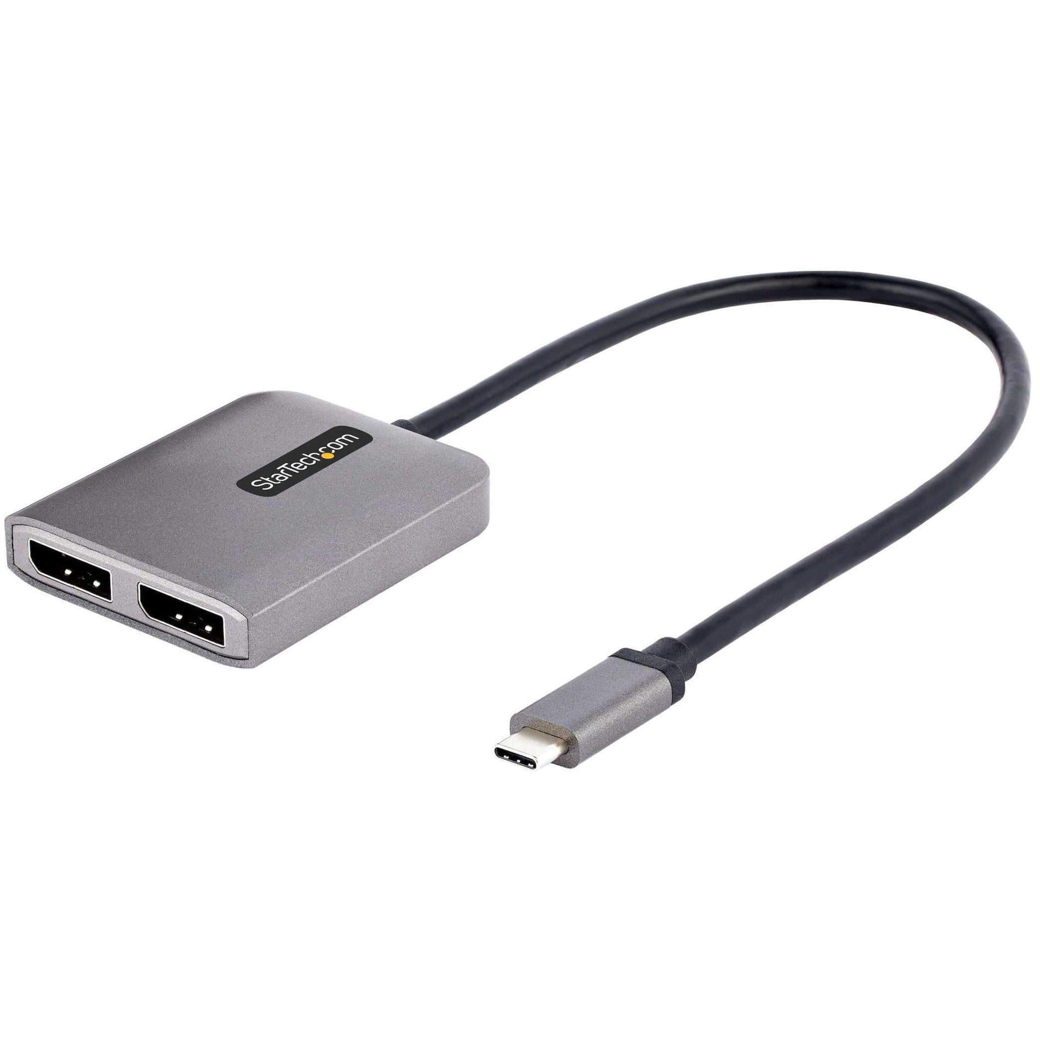 StarTech 2-Port USB-C MST Hub Dual-DisplayPort Windows Only