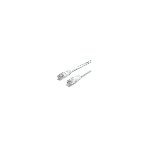 StarTech.com Cat5e Ethernet Cable - 2 ft - White - Patch Cable - Molded Cat5e Cable - Short Network Cable - Ethernet Cord - Cat 5e Cable - 2ft (M45PATCH2WH) - Patch cable - RJ-45 (M) to RJ-45 (M) - 2 ft - UTP - CAT 5e - molded - white