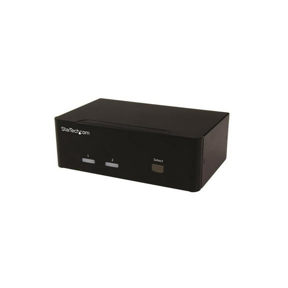 StarTech.com 2 Port VGA KVM Switch - Dual VGA - Hot-key & Audio Support - 1920x1200 KVM Switch - KVM Video Switch (SV231DVGAU2A) - KVM / audio / USB switch - 2 x KVM / audio / USB - 1 local user - desktop - for P/N: SVA12M2NEUA, SVA12M5NA