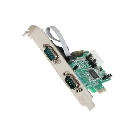 StarTech.com 2S1P Native PCI Express Parallel Serial Combo Card with 16550 UART Model PEX2S5531P