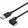 thumbnail image 1 of StarTech.com 2m 6 ft Slim Micro USB 3.0 Cable - USB 3.0 A to Right-Angle Micro USB - USB 3.1 Gen 1 (5 Gbps), 1 of 3