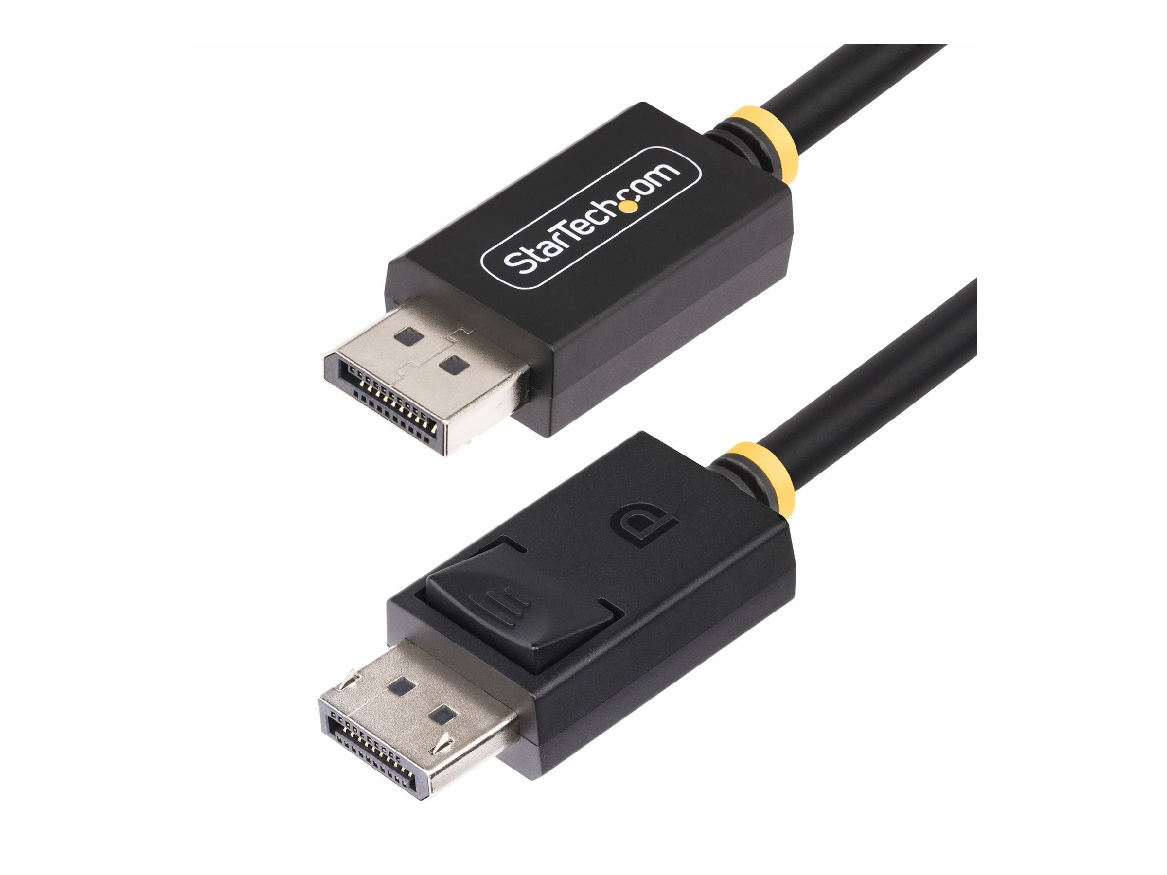 StarTech.com 2m DisplayPort 2.1 Cable, VESA-Certified, DP40 DP 2.1 Cable - DisplayPort cable - DisplayPort (M) latched to DisplayPort (M) latched - DisplayPort 2.1 - 6.6 ft - 8K60Hz support, 4K144Hz support, 1440p support 240Hz, UHBR10, HDR support, up to 40 Gbps data transfer rate, passive - black