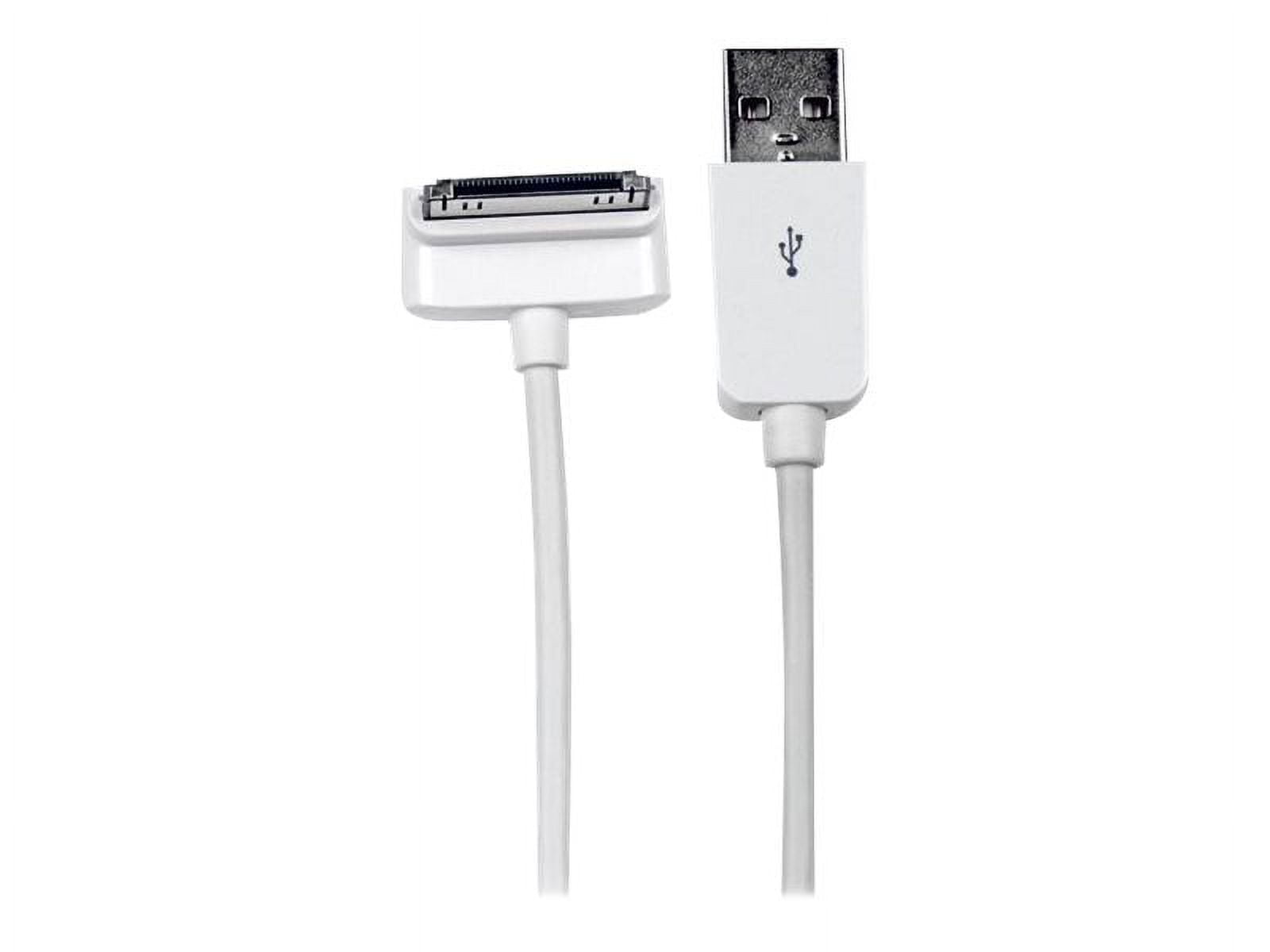 2m Down Angle Apple 30pin Dock to USB Cable iPhone iPod iPad Charging / data
