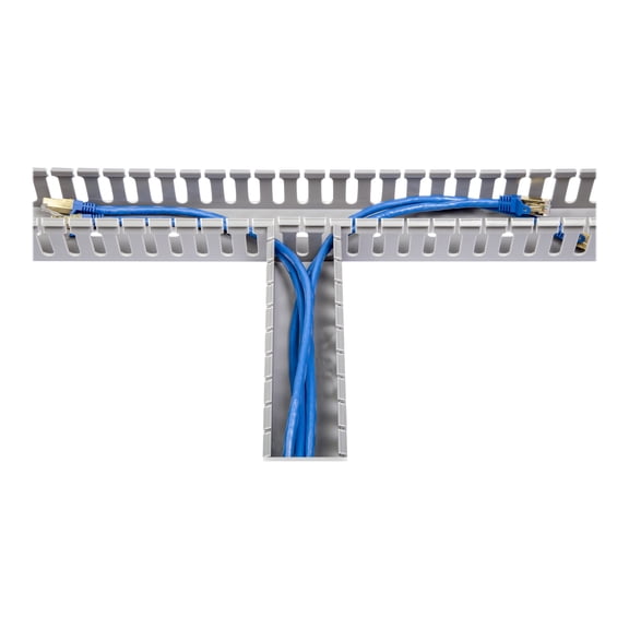 StarTech.com 2x2in Open Slot Wiring Cable Raceway Duct with Cover - Open Slot - Cable raceway - gray - 2 m - Duct