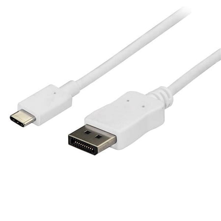 StarTech.com 1 m (3 ft.) USB C to DisplayPort Cable - 4K 60Hz - White