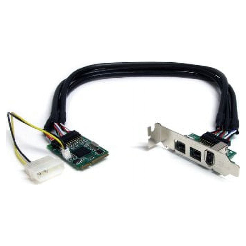 3 Port 2b 1a 1394 Mini PCI Express FireWire Card Adapter