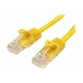 thumbnail image 1 of StarTech.com 3 ft CAT5e Cable - Yellow Ethernet Cord - Snagless - UTP - Patch cable - RJ-45 (M) to RJ-45 (M) - 3 ft - UTP - CAT 5e - snagless - yellow, 1 of 2