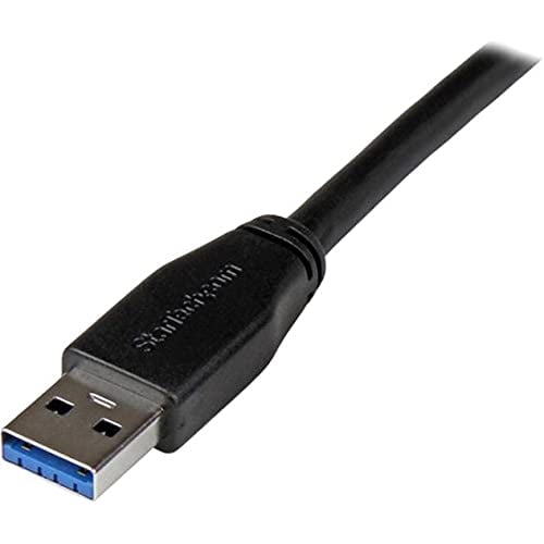 StarTech.com 30ft USB 3.0 USB-A to USB-B Cable - M/M - Active - USB Type-A to USB Type-B Cable - USB 3.1 Gen 1 (5 Gbps) Cable (USB3SAB10M)