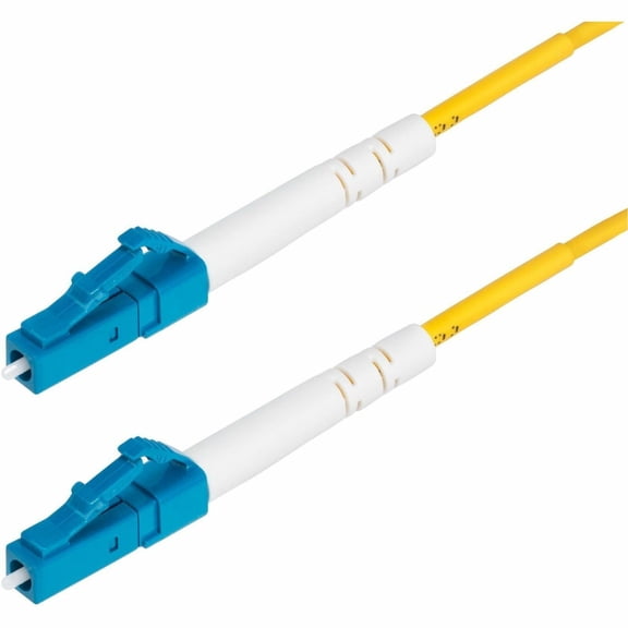 StarTech.com 30m [98.4ft] LC to LC [UPC] OS2 Single Mode Simplex Fiber Optic Cable, 9/125µm, 40G/100G, LSZH Fiber Patch Cord (spsmlclc-os2-30m)