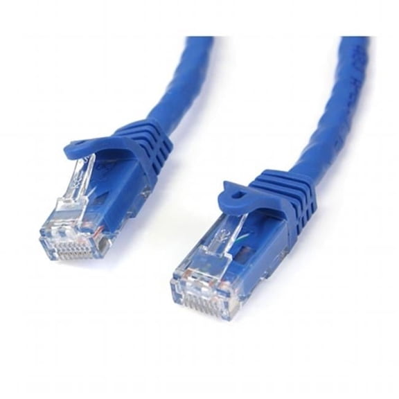 StarTech.com 35 ft. Blue Gigabit Snagless RJ45 4pairUTP Cat6 Patch Cable - Blue - 35 ft.